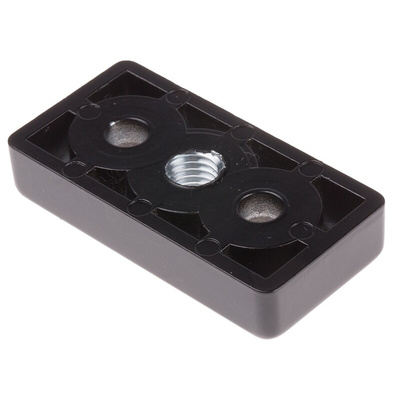 RS PRO M10, M6 Thread Base Plate, 6mm Groove