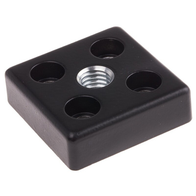 RS PRO M10, M5 Thread Base Plate, 5mm Groove