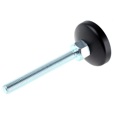 RS PRO M12 Thread Pivot Foot, 12mm 6mm Groove