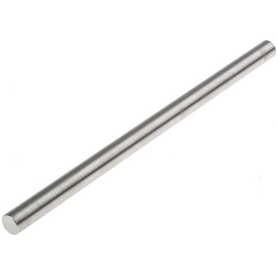 RS PRO Silver Stainless Steel Rod, 150mm Length, Dia. 8mm