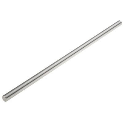 RS PRO Silver Stainless Steel Rod, 300mm Length, Dia. 10mm