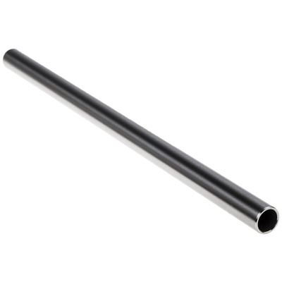 RS PRO Silver Stainless Steel Round Tube, 300mm Length, Dia. 16mm
