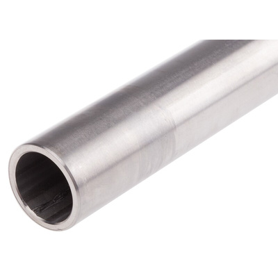 RS PRO Silver Stainless Steel Round Tube, 300mm Length, Dia. 20mm