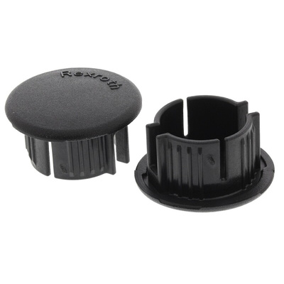 Bosch Rexroth Black Nylon Round End Cap