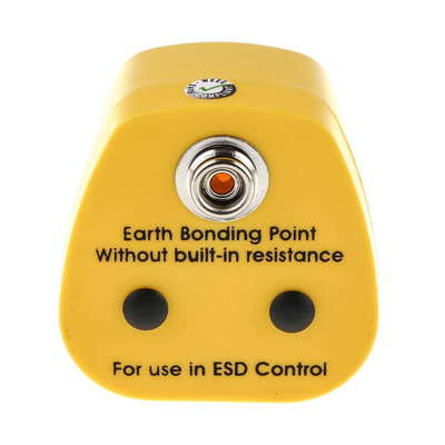 RS PRO ESD Earth Bonding Plug With 10 mm Stud