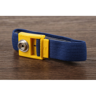 RS PRO ESD Grounding Wrist Strap With 10 mm Stud