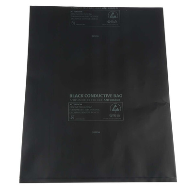 RS PRO Black Conductive Bag 254mm(W)x 203mm(L)