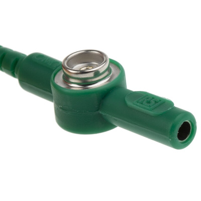 RS PRO ESD Earthing Wire Stud With 10 mm Banana Socket, 10 mm Stud