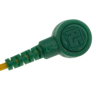 RS PRO ESD Earthing Wire Stud With 10 mm Banana Socket, 10 mm Stud