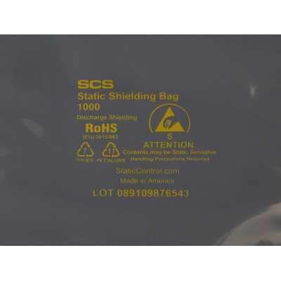 SCS Static Shielding Bag 127mm(W)x 203mm(L)