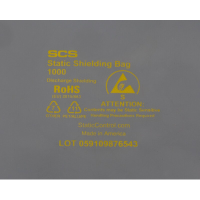 SCS Static Shielding Bag 254mm(W)x 305mm(L)