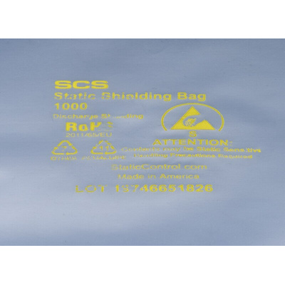 SCS Static Shielding Bag 203mm(W)x 406mm(L)