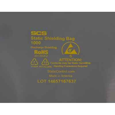 SCS Static Shielding Bag 305mm(W)x 610mm(L)