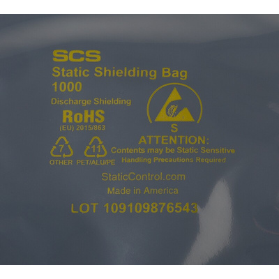 SCS Static Shielding Bag 102mm(W)x 152mm(L)