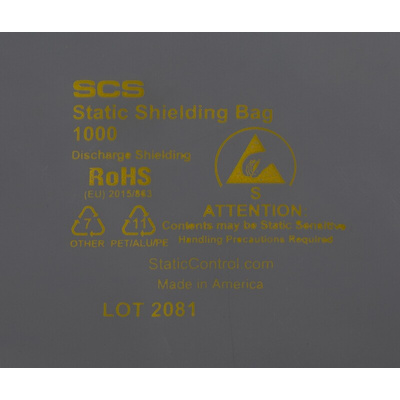 SCS Static Shielding Bag 127mm(W)x 178mm(L)