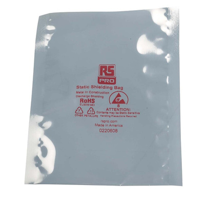 RS PRO Static Shielding Bag 102mm(W)x 152mm(L)