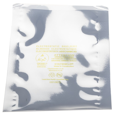 RS PRO Static Shielding Bag 127mm(W)x 203mm(L)