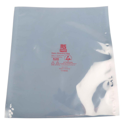 RS PRO Static Shielding Bag 203mm(W)x 254mm(L)