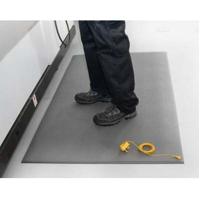 Coba Europe Grey Floor ESD-Safe Mat, 18300mm x 900mm x 9mm