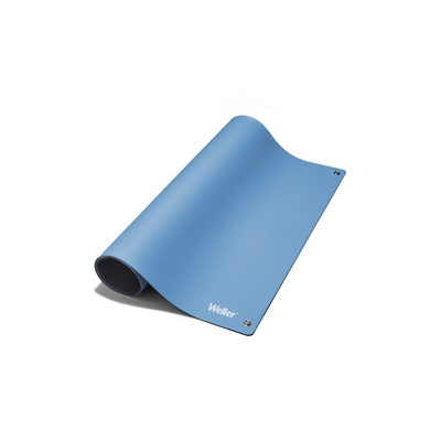 Weller Blue Antistatic Workstation ESD-Safe Mat, 900mm x 600mm x 2mm