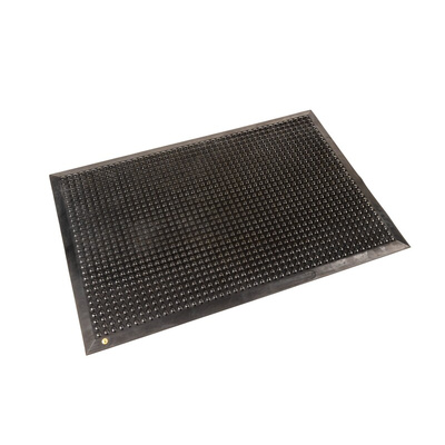 EUROSTAT Black Tacky Mat, 960mm x 660mm x 14mm