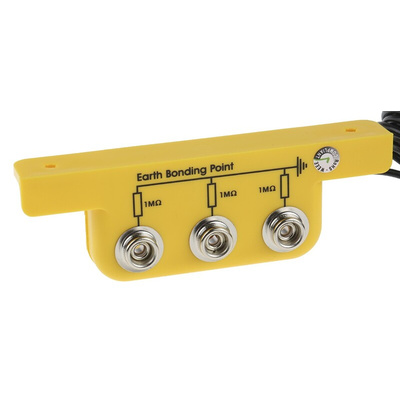 RS PRO ESD Earth Bonding Bracket With 10 mm Stud x 3