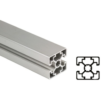 Bosch Rexroth Silver Aluminium Profile Strut, 45 x 45 mm, 10mm Groove, 2000mm Length