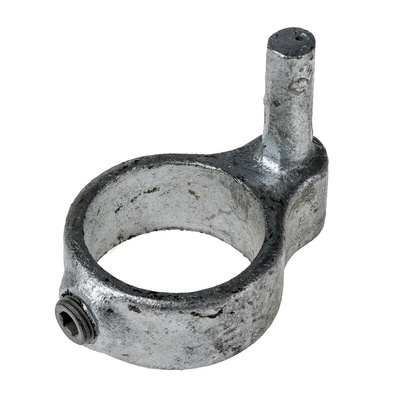 RS PRO Cast Iron Round Tube Gate Hinge, 42.4mm OD