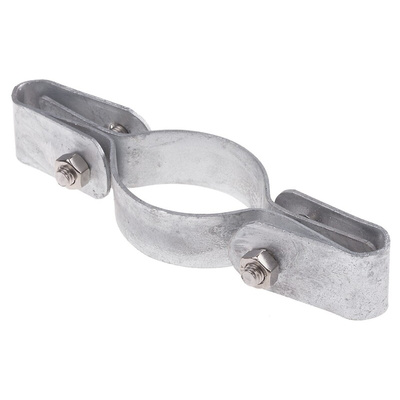 RS PRO Cast Iron Round Tube Panel Clip, 48.3mm OD