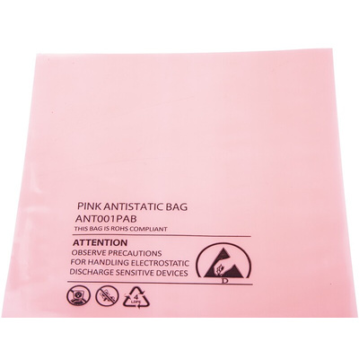 RS PRO Anti Static Bag 254mm(W)x 155mm(L)