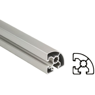 Bosch Rexroth Silver Aluminium Profile Strut, 45 x 45 mm, 10mm Groove, 1000mm Length