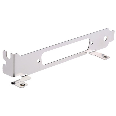 427-59703, D-sub, 37 Pin PCB Card Bracket With Fixing Ears, Solder Side
