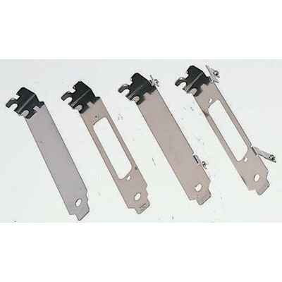 427-59696, D-sub, 37 Pin PCB Card Bracket Without Fixing Ears, Component Side