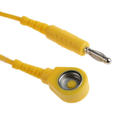 RS PRO ESD Grounding Cord With 10 mm Socket