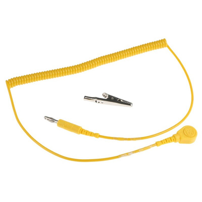 RS PRO ESD Grounding Cord With 10 mm Socket