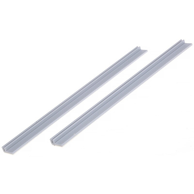 Essentra PCB Card Guide Adhesive-Backed Vertical Mount 204mm Long, 1.6mm Thick Max.
