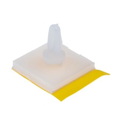LCBSB-4-01 ART, 6.4mm High Nylon PCB Support for 4mm PCB Hole, 17.8 x 17.8mm Base