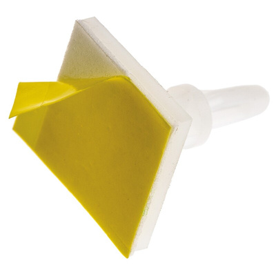 LCBSB-8-01 ART, 12.7mm High Nylon PCB Support for 4mm PCB Hole, 17.8 x 17.8mm Base