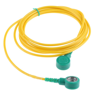 RS PRO ESD Grounding Cord With 10 mm Socket