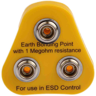 Vermason ESD Earth Bonding Plug With 10 mm Stud x 3