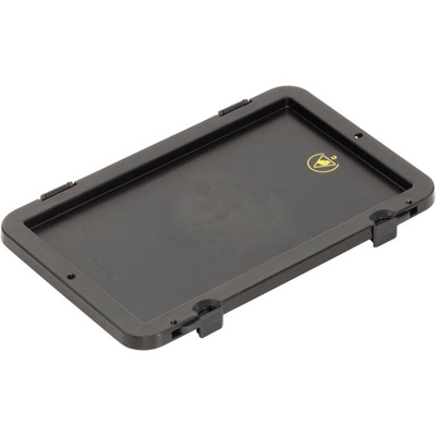 Conductive Polypropylene ESD Box Lid 400mm (L) 300mm (W)