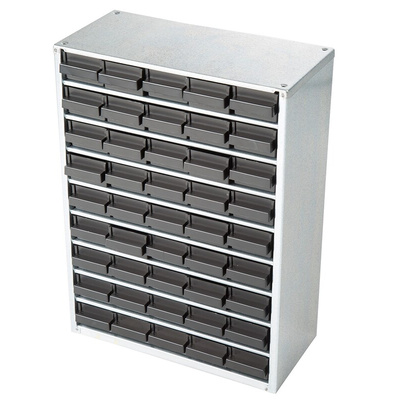 Raaco 45 Drawer ESD Cabinet, 417 x 306 x 150mm