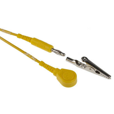 RS PRO ESD Grounding Cord With 10 mm Socket