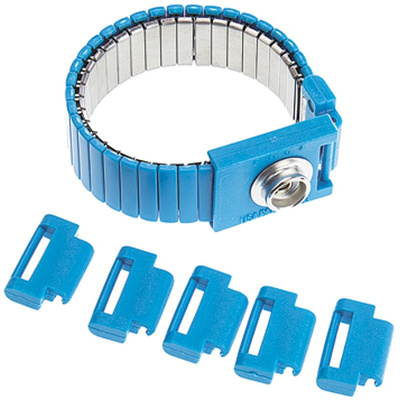RS PRO ESD Grounding Wrist Strap & Cord Set With 10 mm Socket, 10 mm Stud