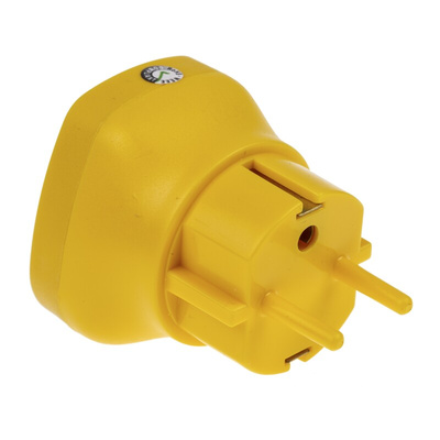 RS PRO ESD Earth Bonding Plug With 10mm Stud x 2 4mm Socket