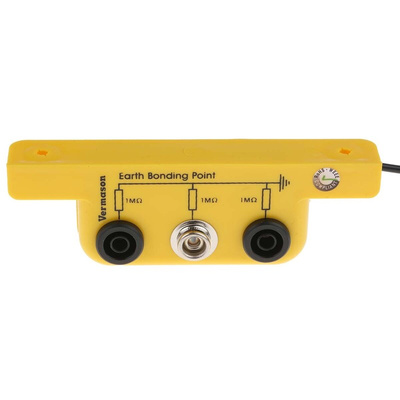 RS PRO ESD Earth Bonding Bracket With 10 mm Stud, 4 mm Stud x 2