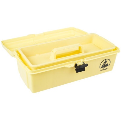 Dissipative Polypropylene ESD Box 368mm (L) 191mm (W) 127mm (H)