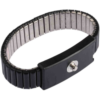 RS PRO ESD Grounding Wrist Strap & Cord Set With 4 mm Stud