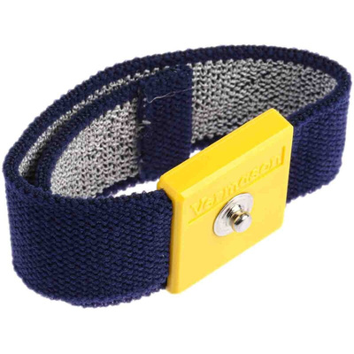 RS PRO ESD Grounding Wrist Strap & Cord Set With 4 mm Stud