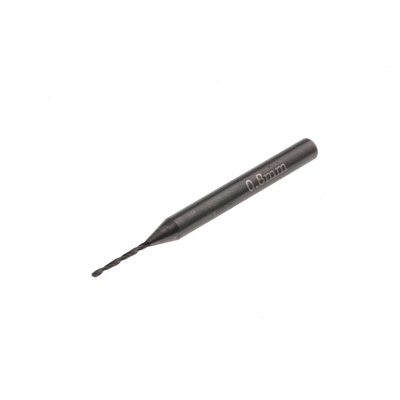 RS PRO Carbide PCB Drill Bit, 0.8mm Diameter